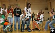 Banana Eating Contest. Photo by Pam McCulloch, Pinedale Online.