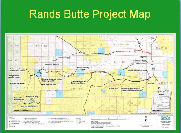 Project Map. Photo by Cimarex Energy Co..