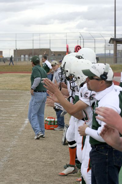 Kickoff. Photo by Jonathan Van Dyke, Pinedale Roundup.