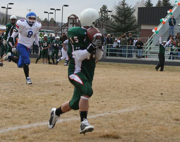 Pinedale 14 - Lovell 23. Photo by Clint Gilchrist, Pinedale Online.