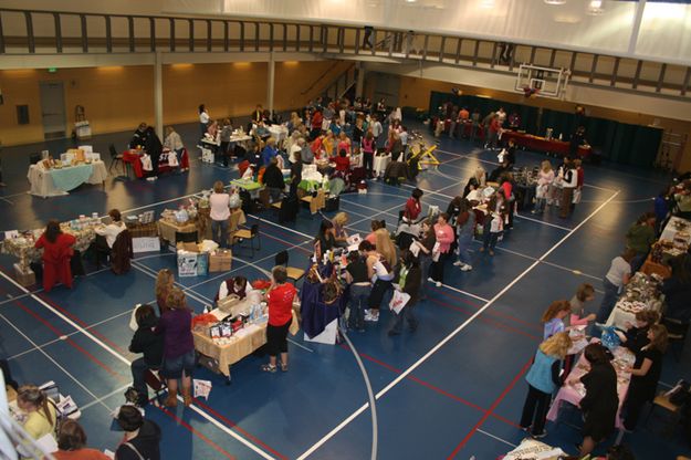 PAC Gym. Photo by Pam McCulloch, Pinedale Online.