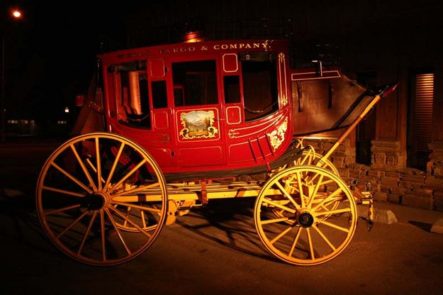 Night Stage. Photo by Dawn Ballou, Pinedale Online.