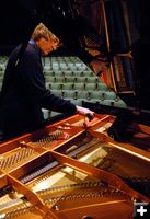 Tuning Up. Photo by Janet Montgomery.