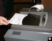 Vote Recount. Photo by Dawn Ballou, Pinedale Online.