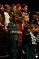 Singing. Photo by Pam McCulloch, Pinedale Online.