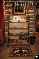 Decorative Bookshelf. Photo by Dawn Ballou, Pinedale Online.
