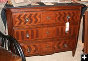 Wood Dresser. Photo by Dawn Ballou, Pinedale Online.