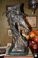 Sculpture. Photo by Dawn Ballou, Pinedale Online.