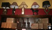 Table Lamps. Photo by Dawn Ballou, Pinedale Online.