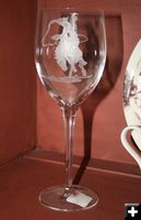 Rodeo Wine Glasses. Photo by Dawn Ballou, Pinedale Online.