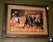 Cowboys Painting. Photo by Dawn Ballou, Pinedale Online.