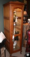 Glass Display Cabinet. Photo by Dawn Ballou, Pinedale Online.