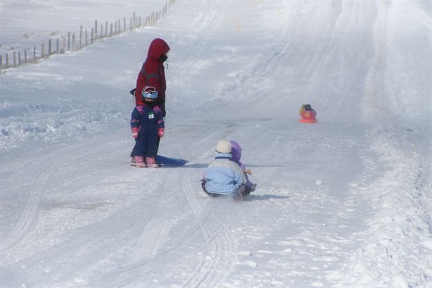 Down the Hill. Photo by Pam McCulloch, Pinedale Online.