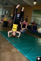 Gymnastics. Photo by Pam McCulloch, Pinedale Online.