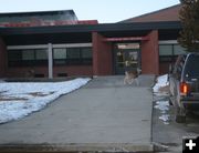 High School Entrance. Photo by Pam McCulloch, Pinedale Online.