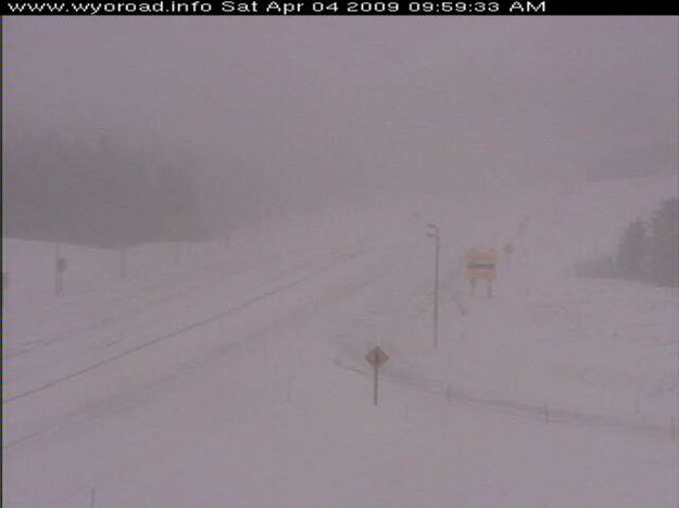 I-80 Summit. Photo by Wyoming Department of Transportation.