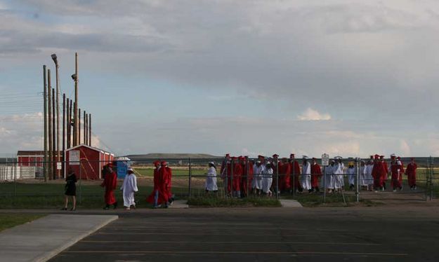 Line Up. Photo by Dawn Ballou, Pinedale Online.