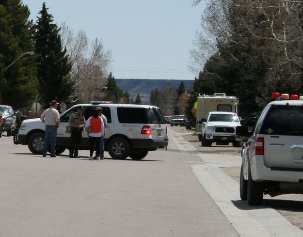 Road Block. Photo by Dawn Ballou, Pinedale Online.