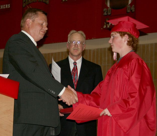 James Tune Award. Photo by Dawn Ballou, Pinedale Online.