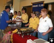 Kiwanis Breakfast. Photo by Pam McCulloch, Pinedale Online.