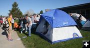 Pinedale High School Lawn. Photo by Pam McCulloch, Pinedale Online.