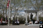 Memorial Day Observance. Photo by Dawn Ballou, Pinedale Online.