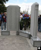 Name Panels. Photo by Dawn Ballou, Pinedale Online.