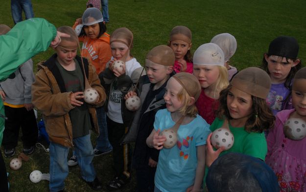 Wiffle chase. Photo by Janet Montgomery .