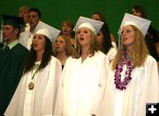 Pinedale High School Choir. Photo by Pam McCulloch, Pinedale Online.