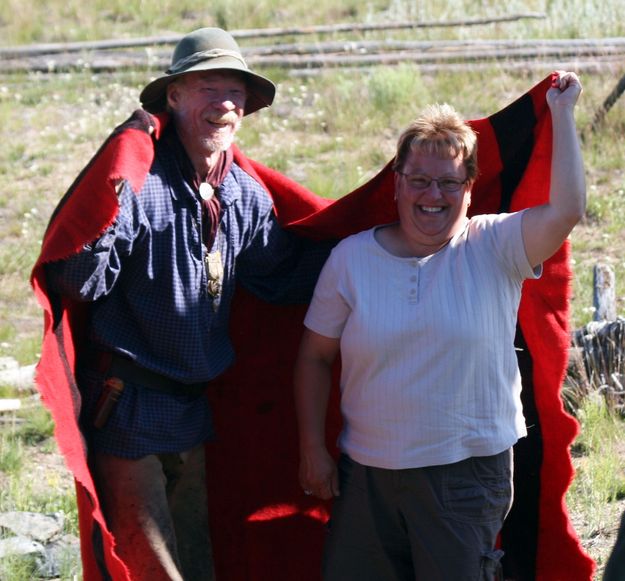 Trade Blanket. Photo by Clint Gilchrist, Pinedale Online.