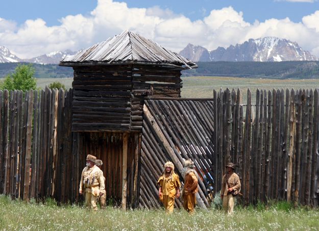 Fort Bonneville. Photo by Clint Gilchrist, Pinedale Online.