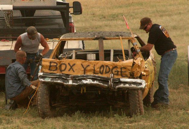 Box Y Pit Crew. Photo by Dawn Ballou, Pinedale Online.