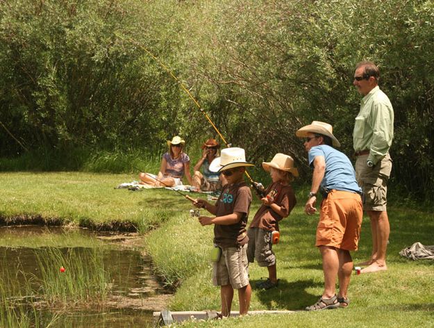 Kids' Fishing Derby. Photo by Dawn Ballou, Pinedale Online.