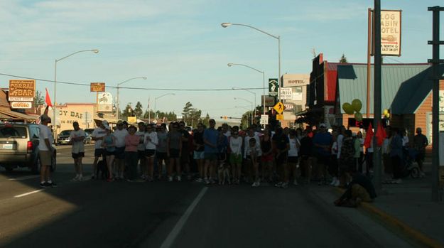 Ramble Line-up. Photo by Dawn Ballou, Pinedale Online.