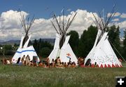 Indian Camp. Photo by Clint Gilchrist, Pinedale Online.