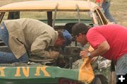 Badger Pit Crew. Photo by Dawn Ballou, Pinedale Online.