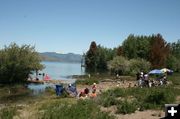 Sandy Beach on Fremont Lake. Photo by Dawn Ballou, Pinedale Online.