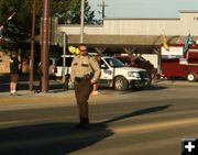 Traffic Control. Photo by Dawn Ballou, Pinedale Online.