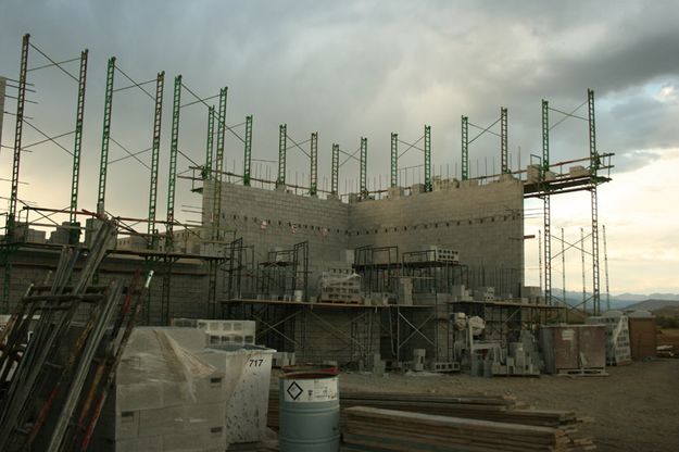 New School Construction. Photo by Dawn Ballou, Pinedale Online.