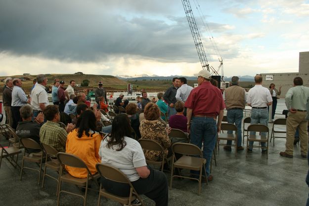 Design-Build Team. Photo by Dawn Ballou, Pinedale Online.