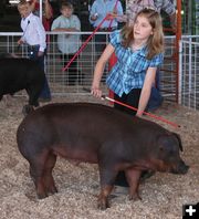 Emily Eaton. Photo by Clint Gilchrist, Pinedale Online.