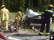 Head-On Crash. Photo by Lynette Sharp.