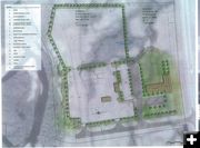 Questar building proposal. Photo by Dawn Ballou, Pinedale Online.