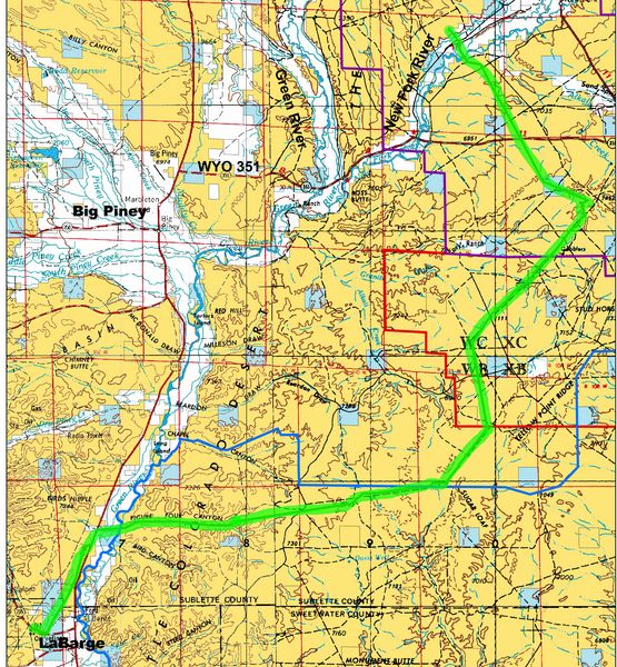 Scoping Map. Photo by Bureau of Land Management.