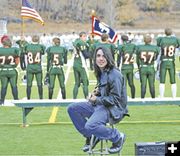 Patriotic prelude. Photo by Trey Wilkinson, Sublette Examiner.