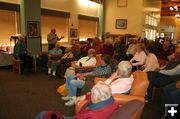 Large audience. Photo by Dawn Ballou, Pinedale Online.