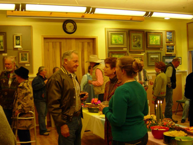 Reception. Photo by Charmian McLellan.