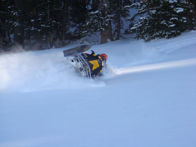 Sharp turn. Photo by Clark Dyess.