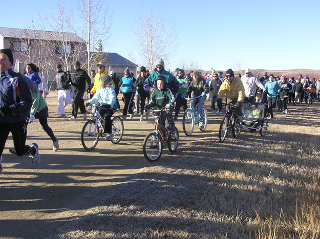 Turkey Trot. Photo by Bob Rule, KPIN 101.1 FM Radio.