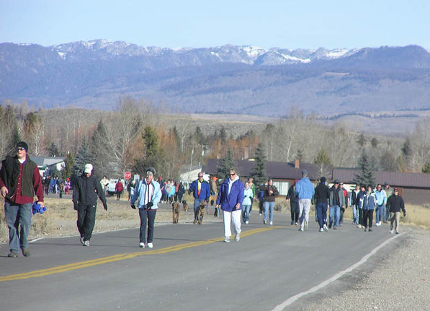 On the way back. Photo by Bob Rule, KPIN 101.1 FM.